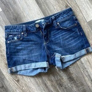 Paige shorts size 26 Blue denim short shorts